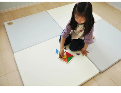 ジョイントマット プレイマット 2枚セット 防炎 ノンホルム 防音 厚さ4cm 71×71cm 2枚 フロアマット パズルマット(代引不可)