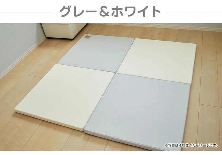 ジョイントマット プレイマット 2枚セット 防炎 ノンホルム 防音 厚さ4cm 71×71cm 2枚 フロアマット パズルマット(代引不可)