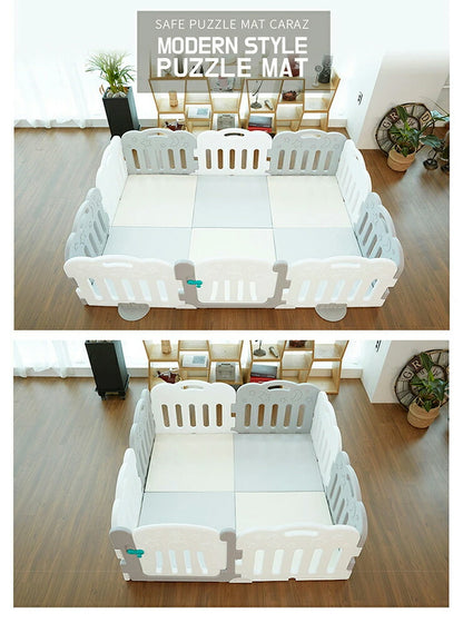 ジョイントマット プレイマット 4枚セット ノンホルム 防炎 防音 厚さ4cm 71×71cm 4枚 フロアマット パズルマット 赤ちゃん(代引不可)