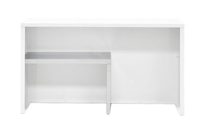 日本製 燕三条 手元が隠せるカウンター上収納 幅60 ステンレス棚 調味料ラック スパイスラック カウンター上 収納 対面キッチン キッチンラック キッチン収納 白 ホワイト(代引不可)