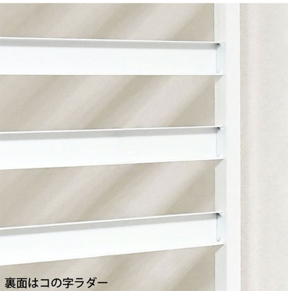 日本製 燕三条 簡単・頑丈つっぱりラダーラック 幅60cm 壁面収納 ディスプレイハンガー 突っ張りラック つっぱりラック 突っ張り棚 つっぱり棚 間仕切り コートハンガー ハンガーラック(代引不可)