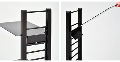 日本製 飾るシューズラック 5段 フロートシューズラック 5足用 スリム スチールラック 玄関収納 オープンラック スリッパラック スニーカー ディスプレイ 隙間収納(代引不可)