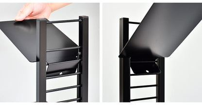 日本製 飾るシューズラック 7段 フロートシューズラック 7足用 スリム スチールラック 玄関収納 オープンラック スリッパラック スニーカー ディスプレイ 隙間収納(代引不可)