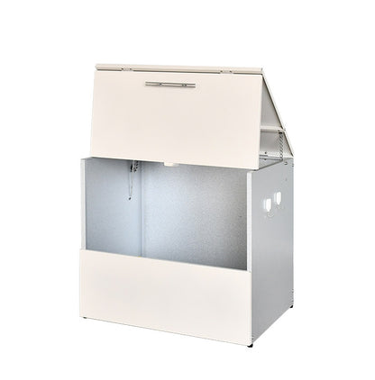 日本製 ガルバ使用ゴミ保管庫 幅69 奥行55 ガルバリウム使用 屋外 ゴミ箱 ごみ箱 物置 屋外ストッカー 頑丈 大容量 家庭用 カラスよけ ゴミ収納庫 ゴミステーション(代引不可)