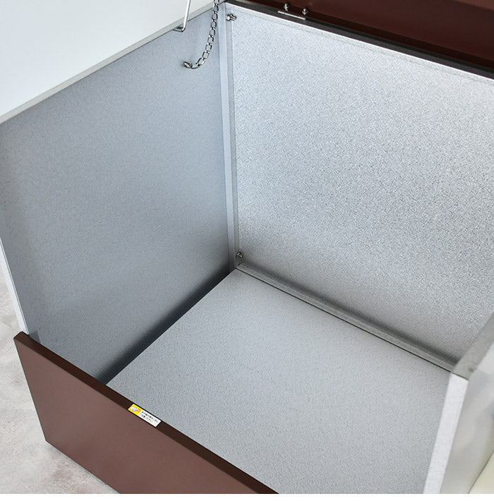 日本製 ガルバ使用ゴミ保管庫 幅69 奥行55 ガルバリウム使用 屋外 ゴミ箱 ごみ箱 物置 屋外ストッカー 頑丈 大容量 家庭用 カラスよけ ゴミ収納庫 ゴミステーション(代引不可)