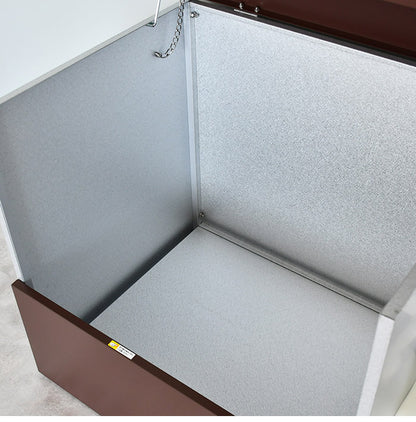 日本製 ガルバ使用ゴミ保管庫 幅69 奥行55 ガルバリウム使用 屋外 ゴミ箱 ごみ箱 物置 屋外ストッカー 頑丈 大容量 家庭用 カラスよけ ゴミ収納庫 ゴミステーション(代引不可)