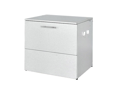 日本製 オールガルバ製ゴミ保管庫 幅69 奥行55 ガルバリウム 屋外 ゴミ箱 ごみ箱 物置 屋外ストッカー 頑丈 大容量 家庭用 カラスよけ ゴミ収納庫 ゴミステーション(代引不可)