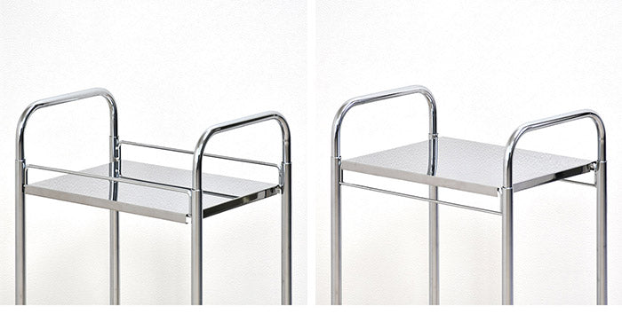 日本製 たためるステンレス棚ワゴン 32×45 キッチンワゴン キャスター付き キッチンラック キッチン収納 ランドリーワゴン プランタースタンド 取っ手 折りたたみ式 省スペース スリム(代引不可)