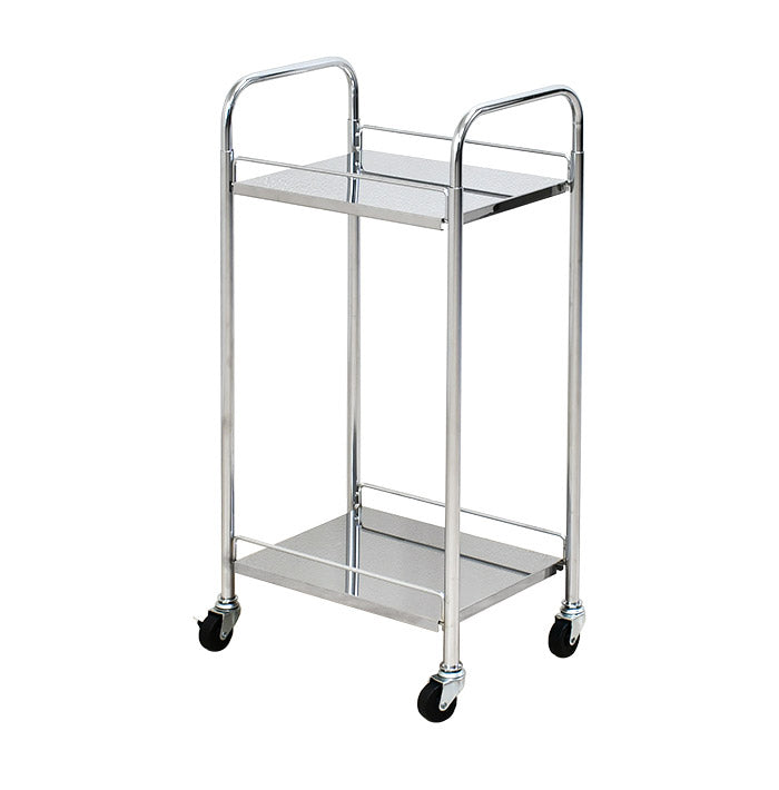 日本製 たためるステンレス棚ワゴン 32×45 キッチンワゴン キャスター付き キッチンラック キッチン収納 ランドリーワゴン プランタースタンド 取っ手 折りたたみ式 省スペース スリム(代引不可)