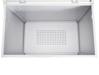 日本製 ガルバ製ゴミ収納庫 幅67 大容量 126L 上開きボックスタイプ 屋外ゴミ収納庫 ガルバリウム ゴミ箱 ごみ箱 物置 屋外ストッカー 頑丈 家庭用 カラスよけ ゴミステーション(代引不可)