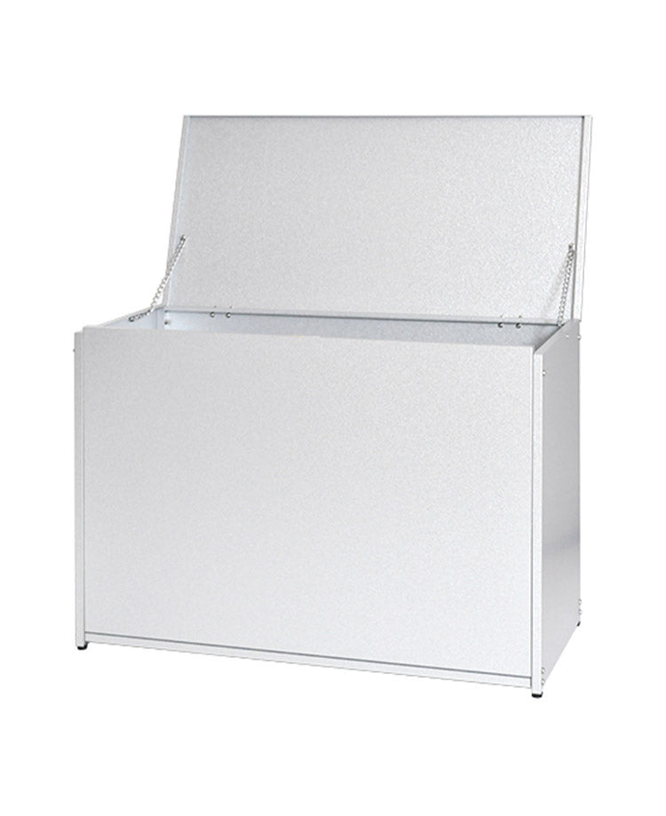 日本製 ガルバ製ゴミ収納庫 幅88 大容量 169L 上開きボックスタイプ 屋外ゴミ収納庫 ガルバリウム ゴミ箱 ごみ箱 物置 屋外ストッカー 頑丈 家庭用 カラスよけ ゴミステーション(代引不可)