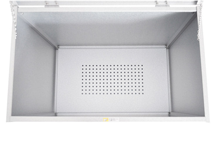 日本製 ガルバ製ゴミ収納庫 幅88 大容量 169L 上開きボックスタイプ 屋外ゴミ収納庫 ガルバリウム ゴミ箱 ごみ箱 物置 屋外ストッカー 頑丈 家庭用 カラスよけ ゴミステーション(代引不可)