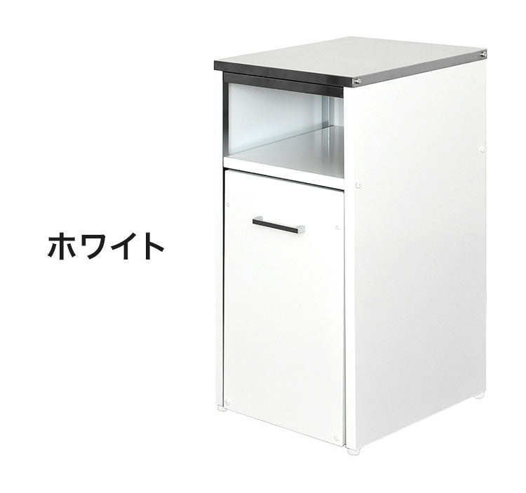 日本製 ウォーターサーバーラック スライドトレー付き 幅35cm すき間収納 キッチン家電ラック スライドテーブル ドリンクサーバースタンド ゴミ箱 ごみ箱 ダストボックス(代引不可)