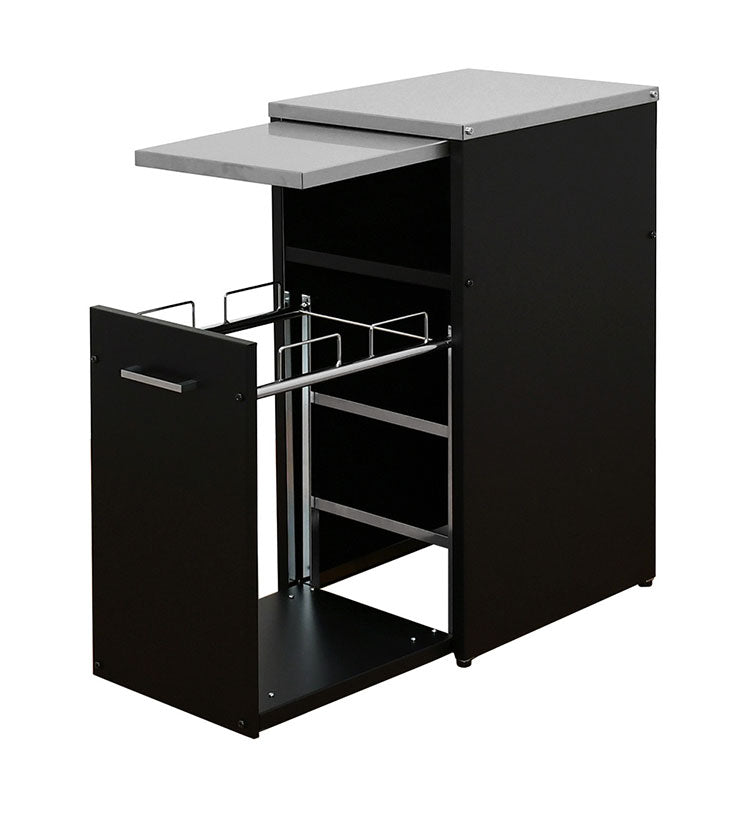 日本製 ウォーターサーバーラック スライドトレー付き 幅35cm すき間収納 キッチン家電ラック スライドテーブル ドリンクサーバースタンド ゴミ箱 ごみ箱 ダストボックス(代引不可)