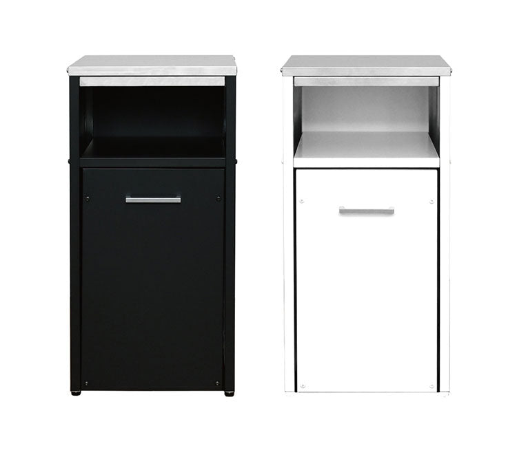 日本製 ウォーターサーバーラック スライドトレー付き 幅35cm すき間収納 キッチン家電ラック スライドテーブル ドリンクサーバースタンド ゴミ箱 ごみ箱 ダストボックス(代引不可)