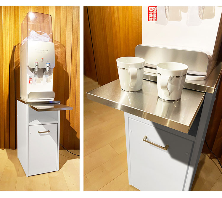 日本製 ウォーターサーバーラック スライドトレー付き 幅35cm すき間収納 キッチン家電ラック スライドテーブル ドリンクサーバースタンド ゴミ箱 ごみ箱 ダストボックス(代引不可)