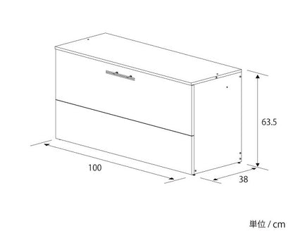 日本製 オールガルバ製ゴミ保管庫 幅100 奥行38 ガルバリウム 屋外 ゴミ箱 ごみ箱 物置 屋外ストッカー 頑丈 大容量 家庭用 カラスよけ ゴミ収納庫 ゴミステーション(代引不可)