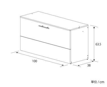 日本製 ガルバ使用ゴミ保管庫 幅100 奥行38 ガルバリウム使用 屋外 ゴミ箱 ごみ箱 物置 屋外ストッカー 頑丈 大容量 家庭用 カラスよけ ゴミ収納庫 ゴミステーション(代引不可)