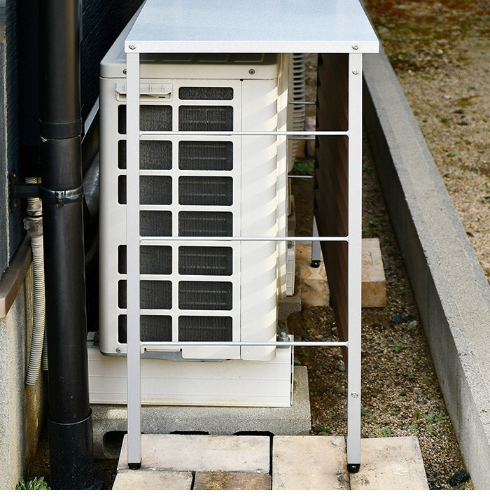 日本製 新ルーバー室外機カバー ルーバー式 スタイリッシュ エアコン室外機カバー エアコンカバー おしゃれ(代引不可)