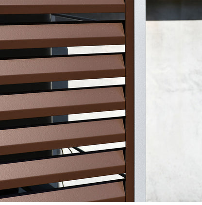 日本製 新ルーバー室外機カバー ルーバー式 スタイリッシュ エアコン室外機カバー エアコンカバー おしゃれ(代引不可)