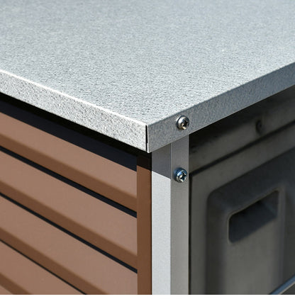 日本製 新ルーバー大型室外機カバー ルーバー式 スタイリッシュ エアコン室外機カバー エアコンカバー おしゃれ(代引不可)