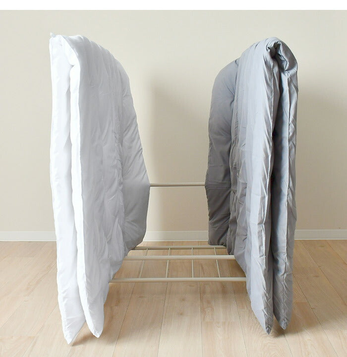 日本製 布団も干せる 押入れ布団収納 幅74.5 頑丈ワゴン 伸長式 物干し竿 物干しスタンド 布団干し 布団収納 押入れ収納 押し入れ収納 キャスター付き 布団収納ラック(代引不可)