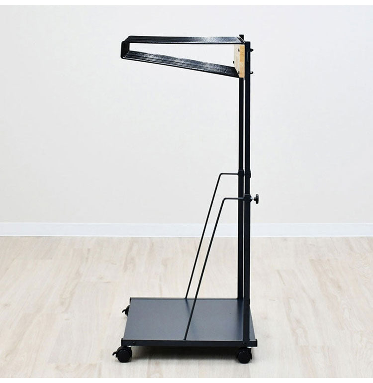 rootis 日本製 ワイドパンツ対応 ジーンズハンガー 10本掛け 高さ調節 棚付き スイング式 滑らないハンガー THE JEANS HANGER ヴィンテージ 古着 スラックスハンガー(代引不可)