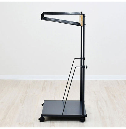 rootis 日本製 ワイドパンツ対応 ジーンズハンガー 10本掛け 高さ調節 棚付き スイング式 滑らないハンガー THE JEANS HANGER ヴィンテージ 古着 スラックスハンガー(代引不可)