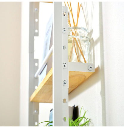 日本製 省スペース スリムウォールラック 幅55 奥行12.5 壁面収納 工具不要 天然木 突っ張り棚 突っ張りラック つっぱり 棚 シェルフ 隙間収納 すき間収納 ディスプレイ(代引不可)