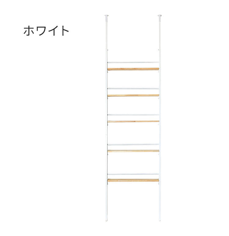 日本製 省スペース スリムウォールラック 幅70 奥行12.5 壁面収納 工具不要 天然木 突っ張り棚 突っ張りラック つっぱり 棚 シェルフ 隙間収納 すき間収納 ディスプレイ(代引不可)