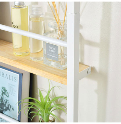 日本製 省スペース スリムウォールラック 幅70 奥行12.5 壁面収納 工具不要 天然木 突っ張り棚 突っ張りラック つっぱり 棚 シェルフ 隙間収納 すき間収納 ディスプレイ(代引不可)