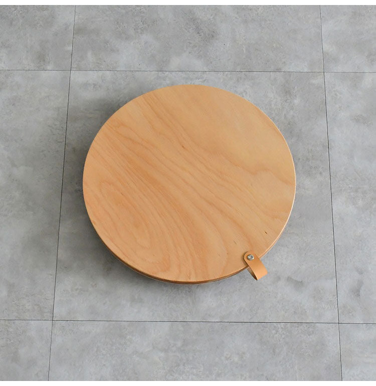 rootis 日本製 耐荷重20kg プランタースタンド 新潟県南魚沼産木材使用 プランター台 キャスター付き ラウンド 幅35cm ホームキャリー 平台車 台車 フラワースタンド 円形 丸型 回転 トレー(代引不可)