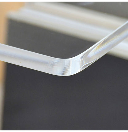 日本製 2way アクリルテーブル コの字型 完成品 10mm厚アクリル使用 透明 クリア サイドテーブル ソファテーブル センターテーブル 棚付き コンソール 燕三条 おしゃれ(代引不可)