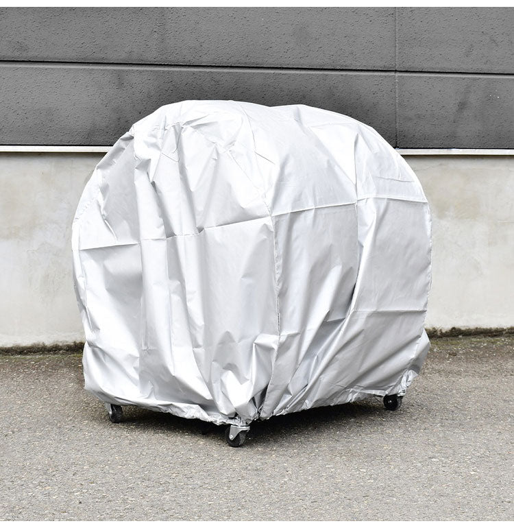 日本製 SUV用 タイヤラック 2個組(4本収納) タイヤ幅24cmまで カバー付き スロープ付き キャスター タイヤスタンド タイヤ収納 足立製作所 組立簡単 カー用品 保管 スタッドレス(代引不可)