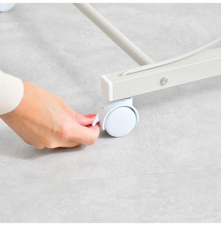 【ワイドパンツ対応】日本製 高さ伸縮ワイドスラックスハンガー 12本掛け スイング式 キャスター付き スラックス収納 ハンガーラック スリム 押入れ 押し入れ 収納 クローゼット ハンガー(代引不可)