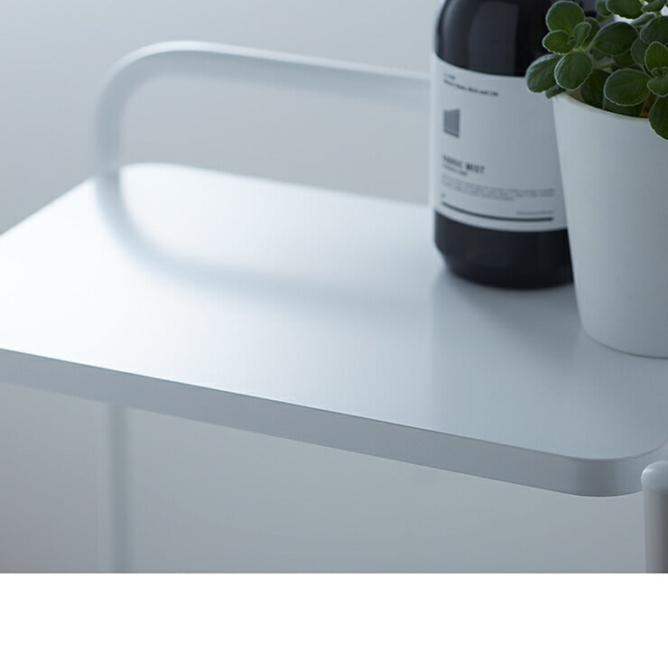 日本製 燕三条 ランドリーラック 2段 キャスター付き ランドリーワゴン モノトーン ランドリーバスケット 洗濯かご 白 ホワイト おしゃれ(代引不可)