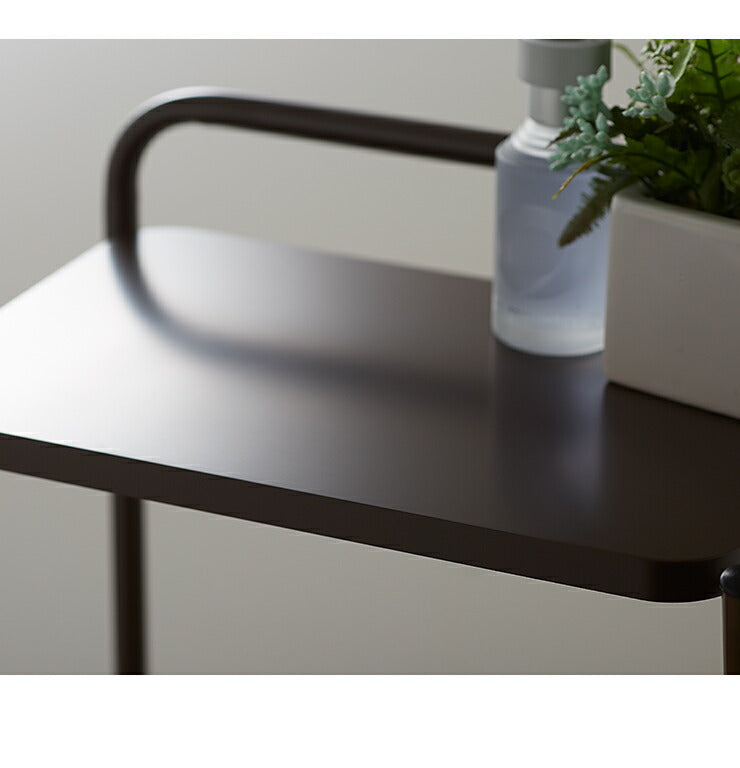 日本製 燕三条 ランドリーラック 2段 キャスター付き ランドリーワゴン モノトーン ランドリーバスケット 洗濯かご 白 ホワイト おしゃれ(代引不可)