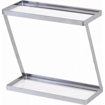 【日本製】 18-8ステンレス スパイスラック-2段 キッチンラック スパイス収納 キッチン収納 収納 ラック(代引不可)