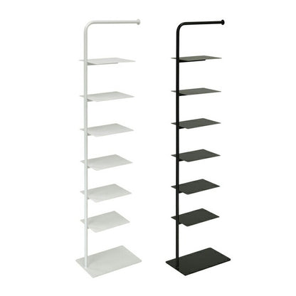 【日本製】 Stack rack シューズラック 7段 収納 靴箱 シューズボックス 下駄箱 薄型 スリム 靴入れ シューズbox(代引不可)