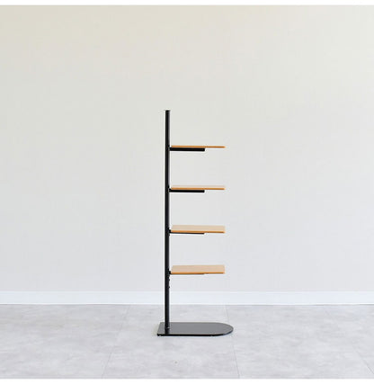 rootis 日本製 サイドテーブルスタンド 新潟県南魚沼産木材使用 サイドテーブル ディスプレイラック 棚 コーヒーテーブル ソファサイド ベッドサイド スリム 足立製作所 bokula(代引不可)