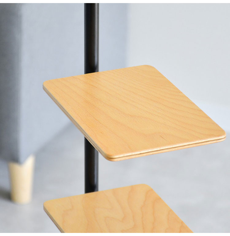 rootis 日本製 サイドテーブルスタンド 新潟県南魚沼産木材使用 サイドテーブル ディスプレイラック 棚 コーヒーテーブル ソファサイド ベッドサイド スリム 足立製作所 bokula(代引不可)