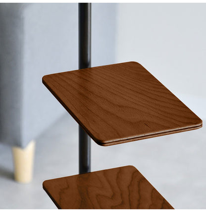 rootis 日本製 サイドテーブルスタンド 新潟県南魚沼産木材使用 サイドテーブル ディスプレイラック 棚 コーヒーテーブル ソファサイド ベッドサイド スリム 足立製作所 bokula(代引不可)