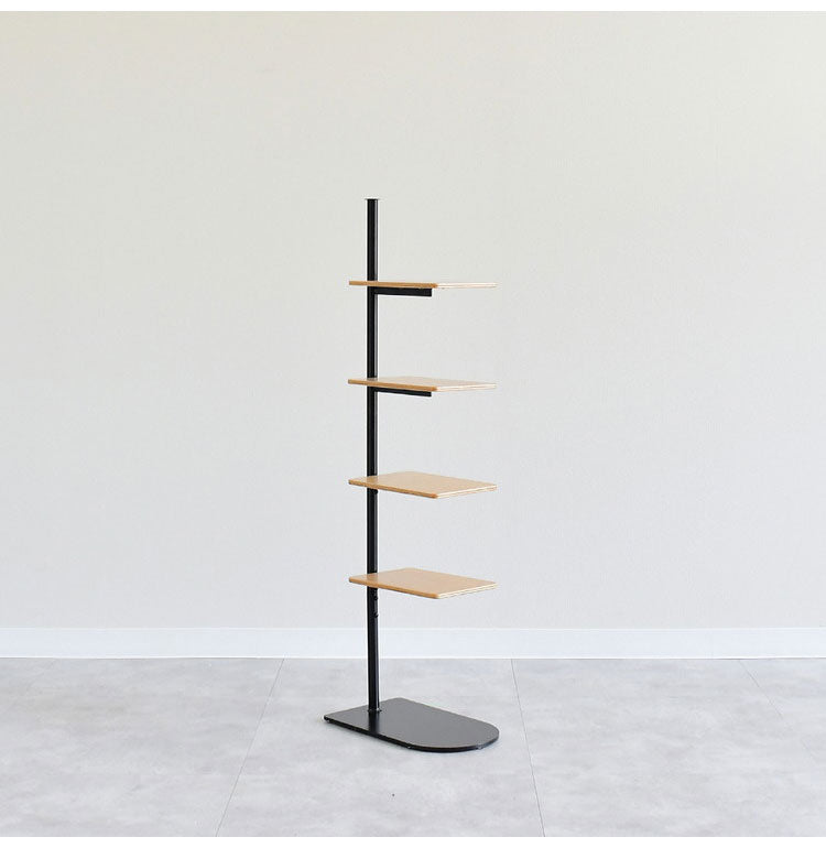 rootis 日本製 サイドテーブルスタンド 新潟県南魚沼産木材使用 サイドテーブル ディスプレイラック 棚 コーヒーテーブル ソファサイド ベッドサイド スリム 足立製作所 bokula(代引不可)