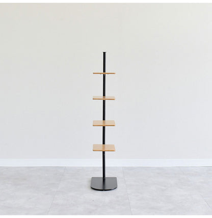 rootis 日本製 サイドテーブルスタンド 新潟県南魚沼産木材使用 サイドテーブル ディスプレイラック 棚 コーヒーテーブル ソファサイド ベッドサイド スリム 足立製作所 bokula(代引不可)