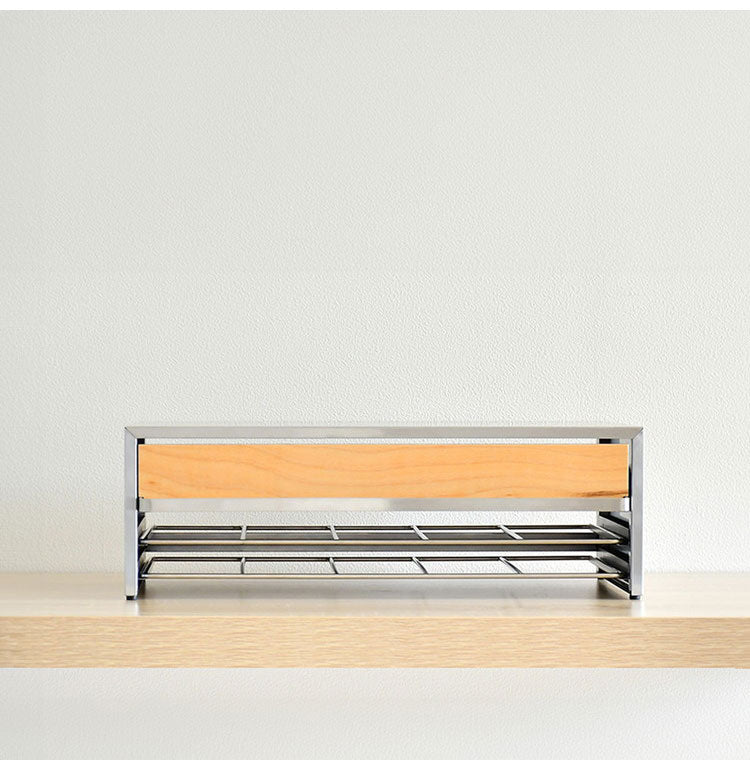 rootis 日本製 食洗機ラック 完成品 耐荷重40kg 幅47cm 引出し付き 新潟県南魚沼産木材使用 ステンレス 食洗機台 食洗器台 食洗器ラック 置き台 収納付き 足立製作所 bokula(代引不可)