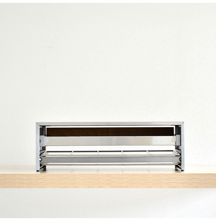 rootis 日本製 食洗機ラック 完成品 耐荷重40kg 幅47cm 引出し付き 新潟県南魚沼産木材使用 ステンレス 食洗機台 食洗器台 食洗器ラック 置き台 収納付き 足立製作所 bokula(代引不可)