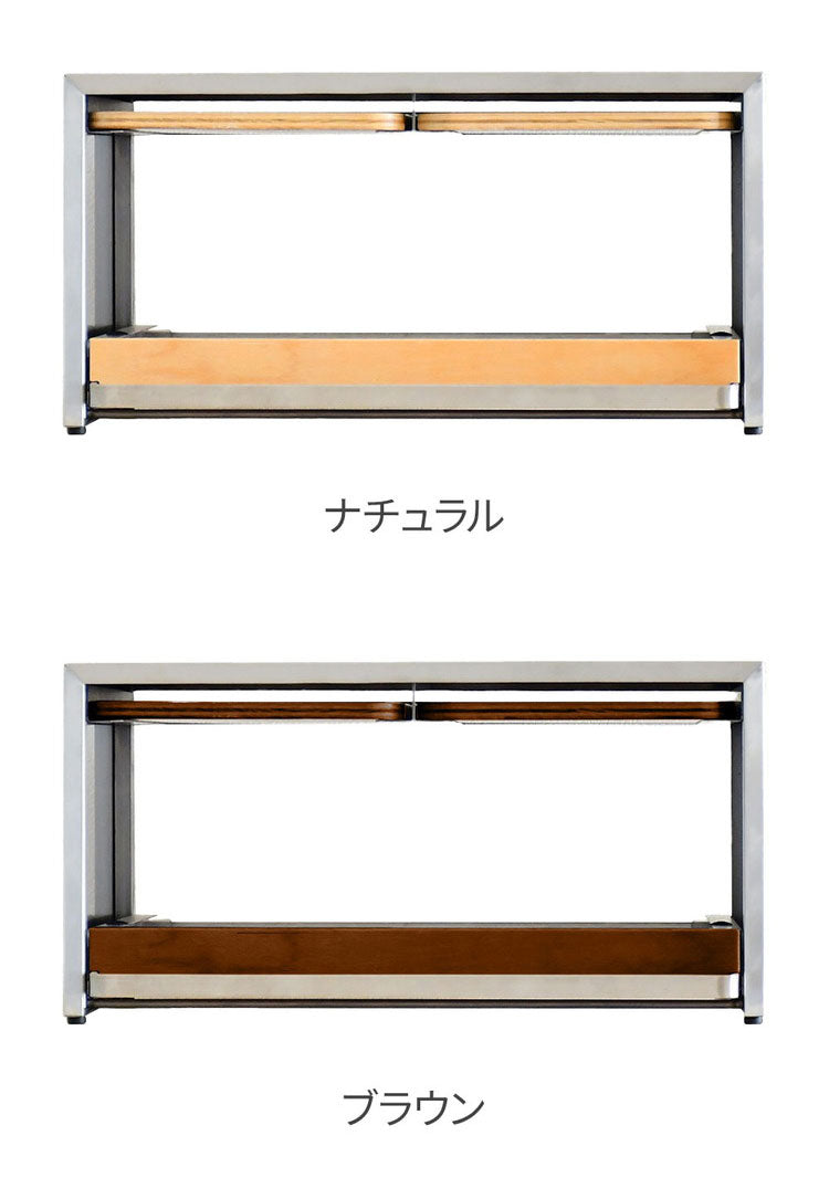 rootis 日本製 トースターラック 完成品 耐荷重20kg 幅36cm 引出し付き 新潟県南魚沼産木材使用 ステンレス ブレッドケース キッチン収納 パンケース 足立製作所 bokula(代引不可)