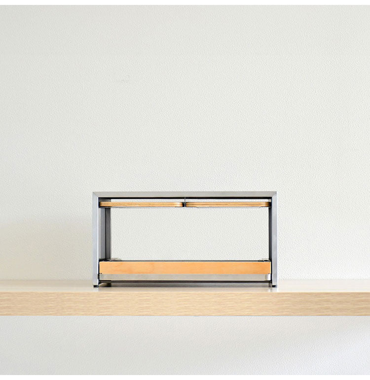 rootis 日本製 トースターラック 完成品 耐荷重20kg 幅36cm 引出し付き 新潟県南魚沼産木材使用 ステンレス ブレッドケース キッチン収納 パンケース 足立製作所 bokula(代引不可)