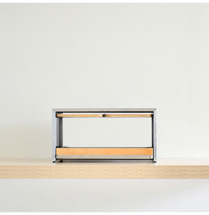 rootis 日本製 トースターラック 完成品 耐荷重20kg 幅36cm 引出し付き 新潟県南魚沼産木材使用 ステンレス ブレッドケース キッチン収納 パンケース 足立製作所 bokula(代引不可)