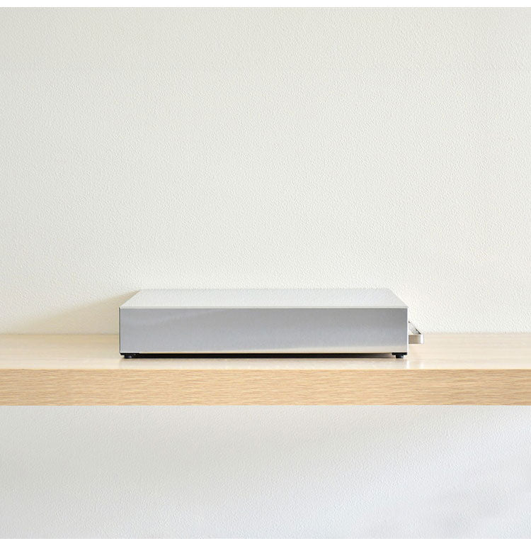 rootis 日本製 オーブンレンジラック 完成品 耐荷重20kg 幅45cm スライドテーブル 新潟県南魚沼産木材使用 スライドトレー 家電下トレー 家電下ラック 作業台 足立製作所 bokula(代引不可)